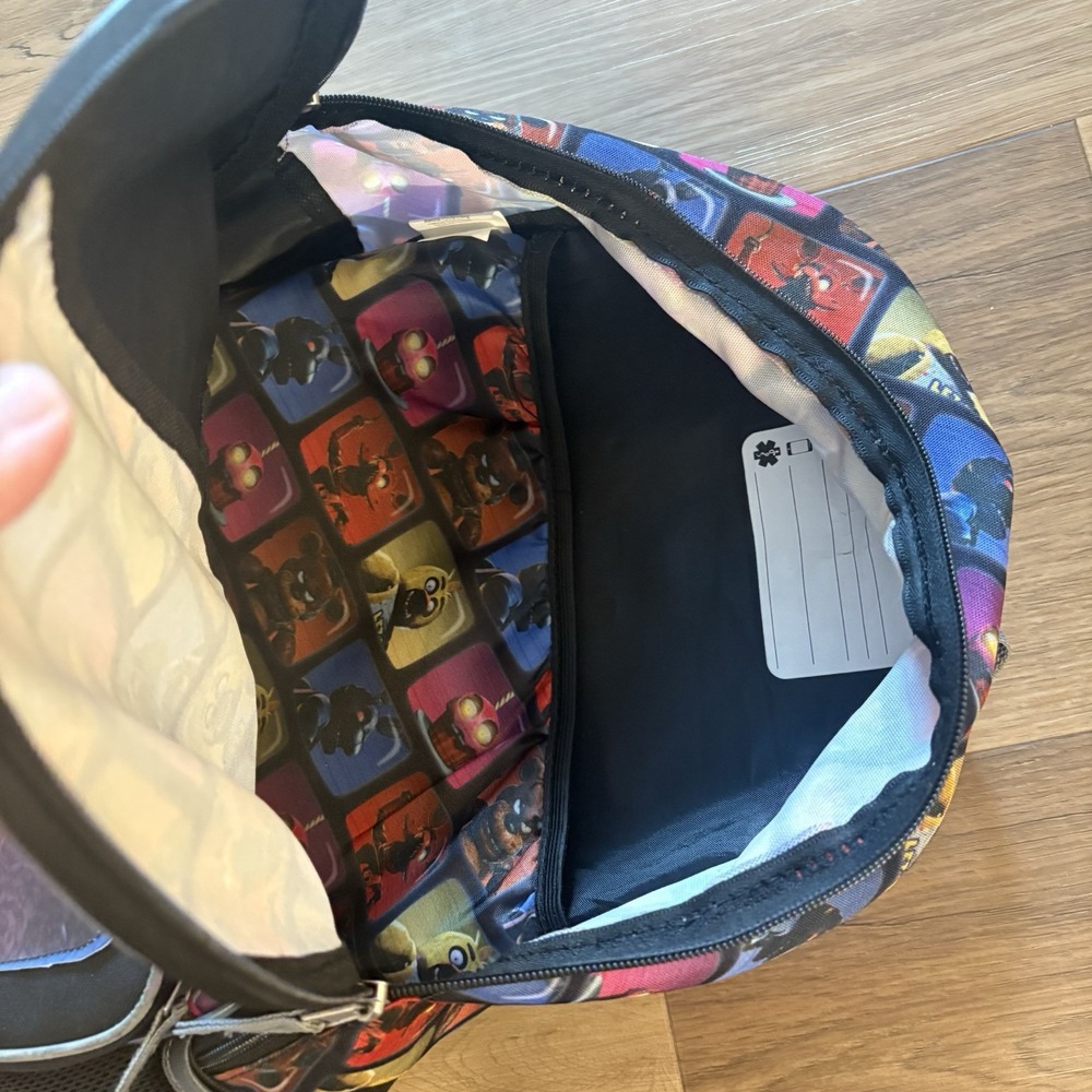 Five Nights at Freddy's holographic Backpack 16" Backpack Book Bag - Picture 2 of 6